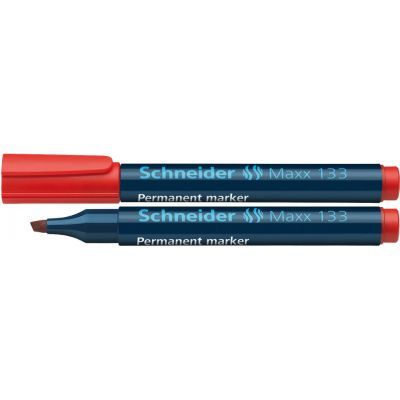 Маркер перманентный SCHNEIDER MAXX 133 1-4мм красный (S113302)