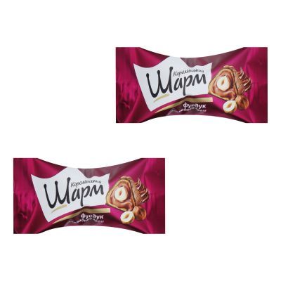 Конфеты АВК Корол. Шарм фундук/шоколадный крем 1кг