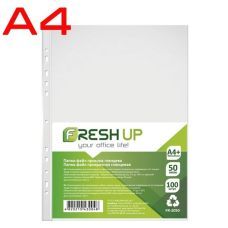 Файл А4+ 50мкм глянцевый 100шт Fresh Up FR-2050