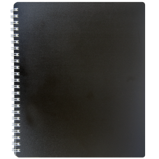 Тетрадь для записей CLASSIC, B5, 80 л., клетка, пластиковая обложка, черная