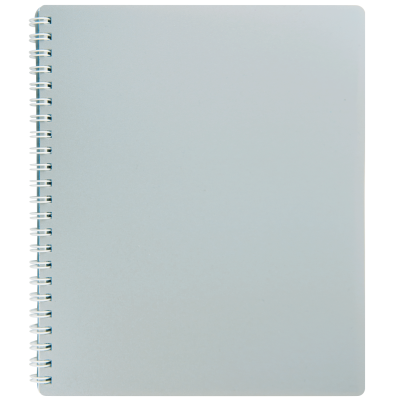 Тетрадь для записей CLASSIC, B5, 80 л., клетка, пластиковая обложка, серая