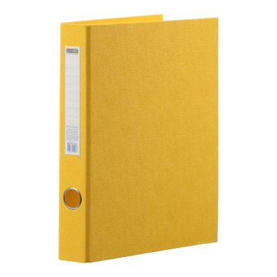 Папка на кольцах А4 2D-кольца 30мм PP желтый (BM.3101-08)