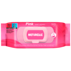 Серветки вологі універсальні, PINK, 100шт., NATURELLE Серветки вологі універсальні, PINK, 100шт., NATURELLE