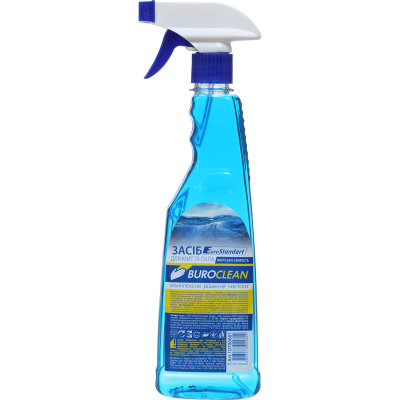 Средство для мытья стекол с распылителем Buroclean 500 мл морская свежесть