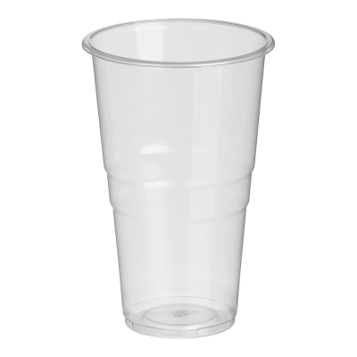 Стакан однораз., проз., термост., з міткою 500 мл 50шт/уп (6,0г) EuroStandart BUROCLEAN