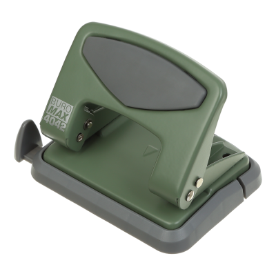 Дырокол металлический , до 25 л.,MORANDI STYLE. 115x96x89 мм, зеленый