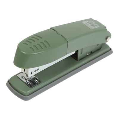 Степлер металлический , 25 арк.,MORANDI STYLE. (скобы №24/6; 26/6 ), 133х38х55 мм, зеленый