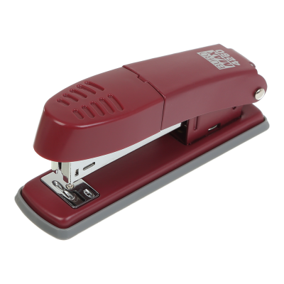 Степлер металлический, 25 арк.,MORANDI STYLE. (скобы №24/6; 26/6 ), 133х38х55 мм, бордовый