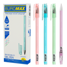 Гелевая ручка 0.5мм, Elegance, непрозрачный корпус, синяя Гелевая ручка 0.5мм, Elegance, непрозрачный корпус, синяя