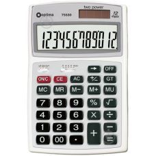 Калькулятор настольный Optima 12 разрядов размер 143*94*29мм