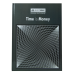 Книга канцелярская TIME IS MONEY, А4, 96 л., клетка, офсет, твердая ламинированная обложка