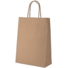 Пакет с ручками "Ecobag", 240*100*360, коричневый