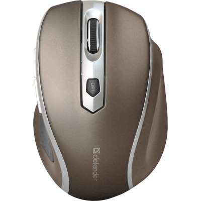 Мышь компьютерная DEFENDER Safari MM-675 Wireless Stone (корич)
