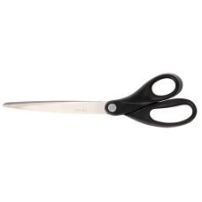 Ножницы Welle. пластиковые ручки,  25 см, черные, AXENT