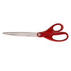 Ножницы Welle. пластиковые ручки,  25 см, красные, AXENT