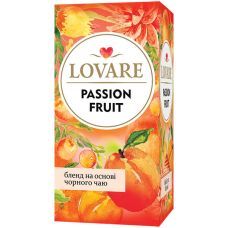 Чай Lovare Passion Fruit 24 пакета по 2 г в индивидуальных конвертах
