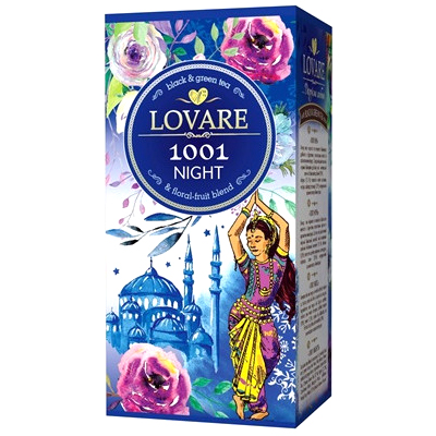 Чай Lovare 1001 NIGHTS 24 пакета по 2 г в индивидуальных конвертах