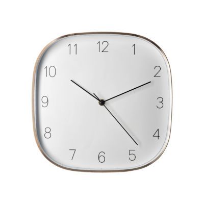 Часы настенные металлические Optima JEWEL, золотые