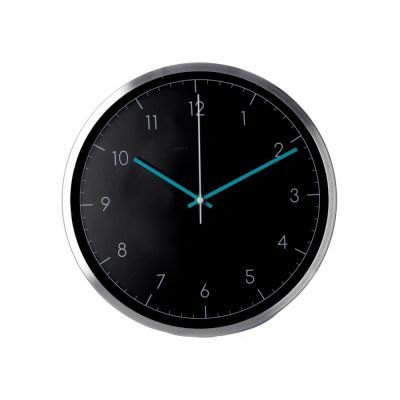 Часы настенные металлические Optima MODERN, черные