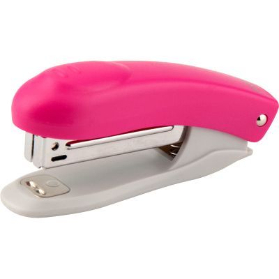 Степлер Welle-2 пласт., №10, 12 л., розовый