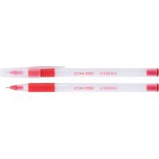 Ручка масляная ECONOMIX ICEBERG 0,7 мм, пишет красным