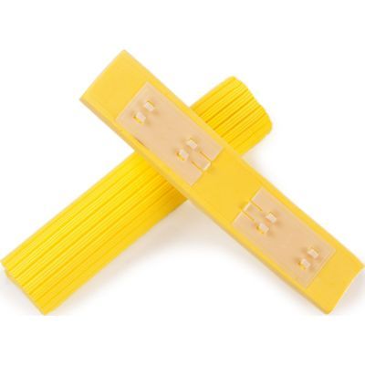 Запаска сменная Eco Fabric PVA для швабры Бабочка мягкая 27х6 см Желтая