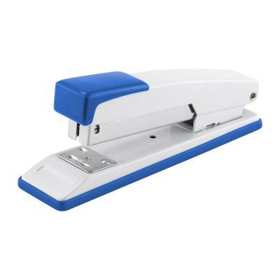 Степлер металлический, средний, №24/6, 20 л., синий