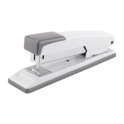 Степлер металлический, средний, №24/6, 20 л., серый