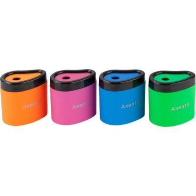 Точилка c контейнером Neon soft, 1158-А, ассорти цветов