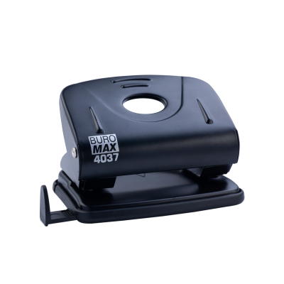 Дырокол металлический, до 20 л., 127х81х48 мм, черный