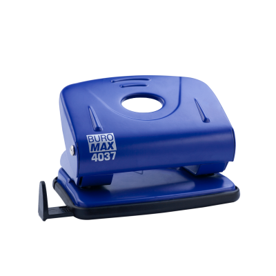 Дырокол металлический, до 20 л., 127х81х48 мм, синий