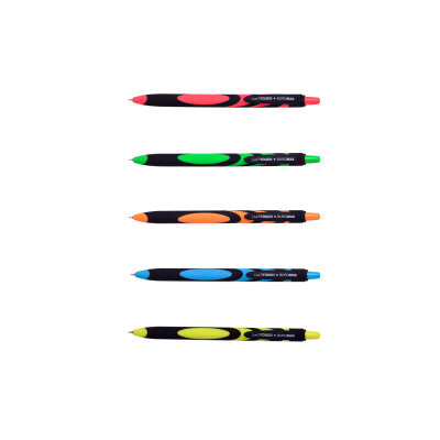 Ручка масляная автоматическая LIVE TOUCH, RUBBER TOUCH, 0,7 мм, синие чернила