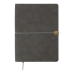 Ежедневник недатированный BEST, A5, серый, искусственная кожа