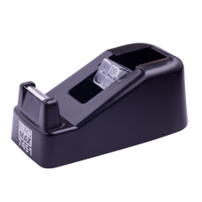 Диспенсер для канцелярского скотча (ширина до 18 мм), 122x60x50 мм, пластиковый, черный Диспенсер для канцелярского скотча (ширина до 18 мм), 122x60x50 мм, пластиковый, черный