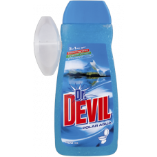 Гель для туалета Dr.Devil 3в1 Полярна вода (400мл.) с корзинкою 
