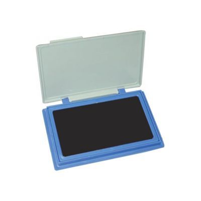 Подушка штемпельная настольная Есonomix, 70х110 мм, синяя