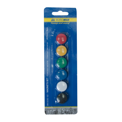 Комплект магнитов, 20 мм, по 6 шт. в упаковке