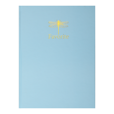 Книга канцелярская FAVOURITE, PASTEL, А4, 96 л., клетка, офсет, тв.ламинированная обложка, голубая