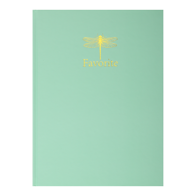 Книга канцелярская FAVOURITE, PASTEL, А4, 96 л., клетка, офсет, тв.ламинированная обложка, мятная