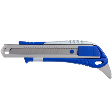 Нож универсальный, 18 мм, мет. направляющяя, с доп. крючком