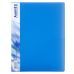 Папка с прижимом, A4, прозрачная синяя Папка с прижимом, A4, прозрачная синяя