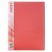 Папка с прижимом, A4, прозрачная красная Папка с прижимом, A4, прозрачная красная