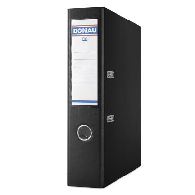 Регистратор "MASTER" DONAU А4, ширина торца 70 мм, черный