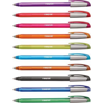 Ручка шариковая Trio DC-3, набор, ассорти