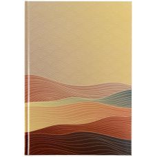 Книга записная А4 Waves, 96л., клетка, цвет ассорти