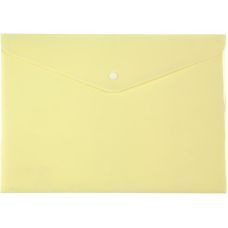 Папка на кнопке, А4, Pastelini, желтая Папка на кнопке, А4, Pastelini, желтая