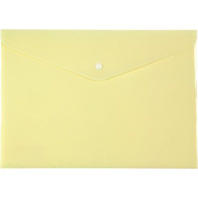 Папка на кнопке, А4, Pastelini, желтая