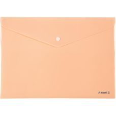 Папка на кнопке, А4, Pastelini, персиковая Папка на кнопке, А4, Pastelini, персиковая