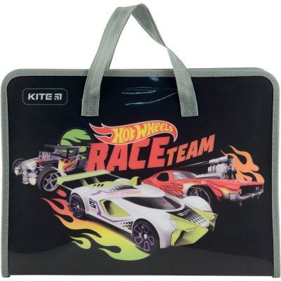 Папка-портфель на молнии, 1 отделение, A4, HW