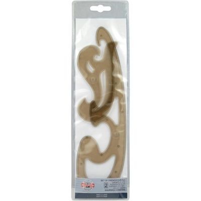 Лекала, №2, набор 3 шт., малый